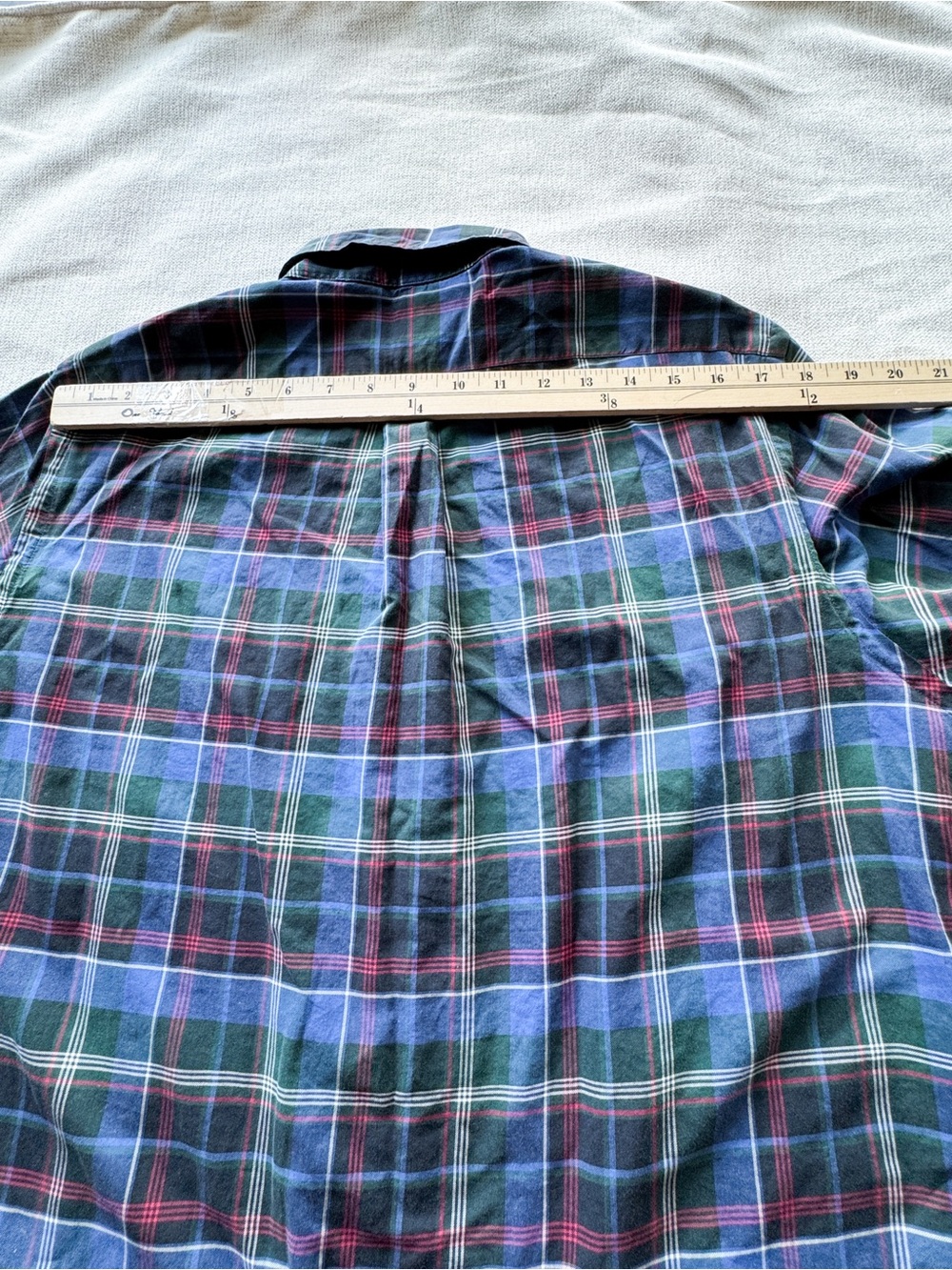 Polo Ralph Lauren Men's size M long sleeve Classic Button-Down Plaid Shirt - Picture 12 of 13